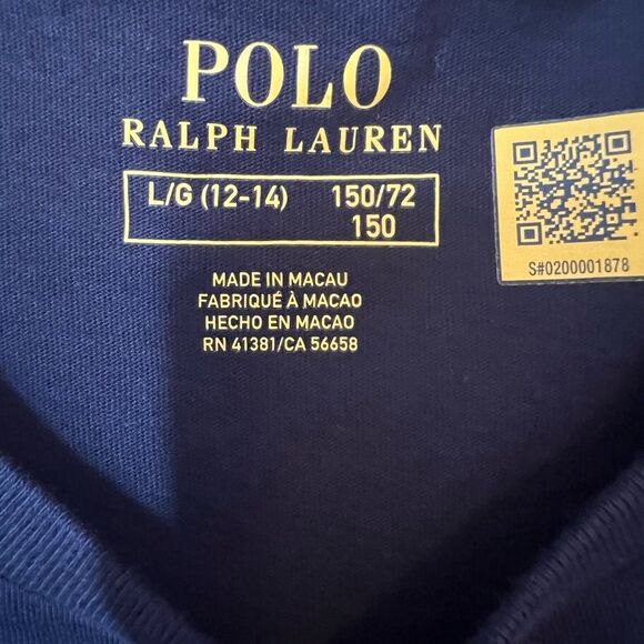 Polo by Ralph Lauren Blue Teddy Bear Graphic Tee - Picture 2 of 4